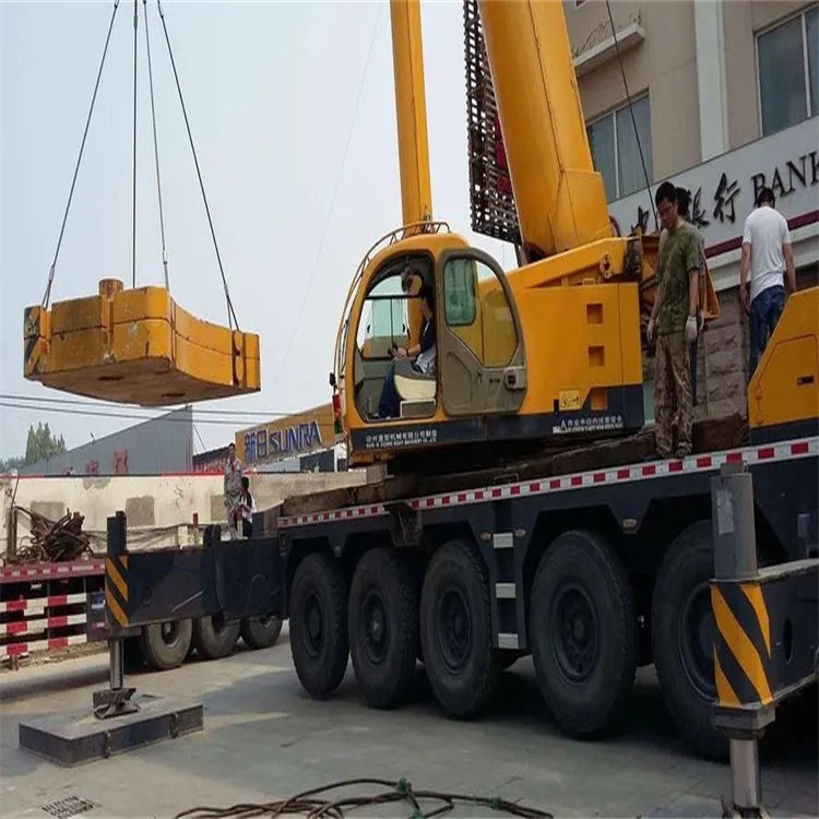 无锡当地吊车出租|机器吊装|75吨|工厂搬迁服务